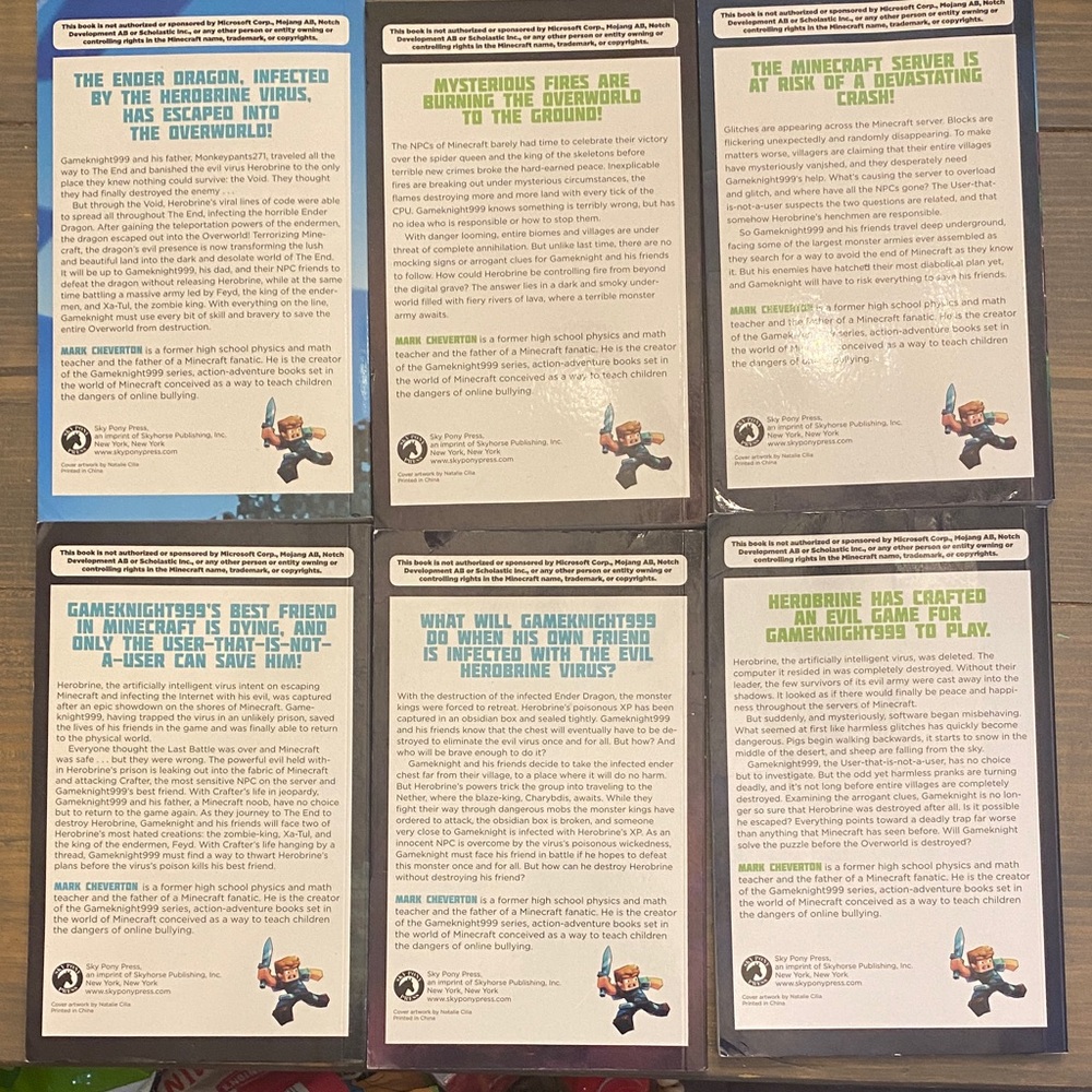 Minecraft Adventure Book Set - Picture 2 of 5